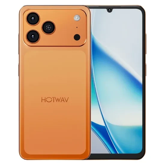 Celular Hotwav A17 Pro Max Global 64GB 3GB Ram Dual Sim Tela 6.75" - laranja